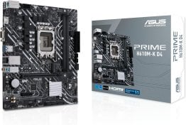 Asus Prime H610M-K D4 Mic ATXD4//LGA1700,H610,USB 3.2 GEN 1,M.2,Motherboard - 90MB1A10-M0EAY0