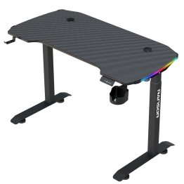 RANSOR Space V2 Pro RGB Height Adjustable Desk - Black - RNSR-GD-SPLV2PRO-BLK