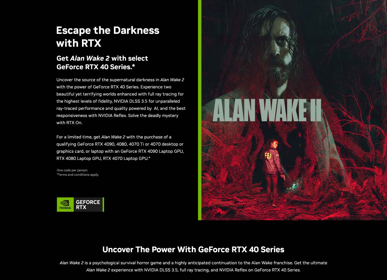 Escape The Darkness with RTX