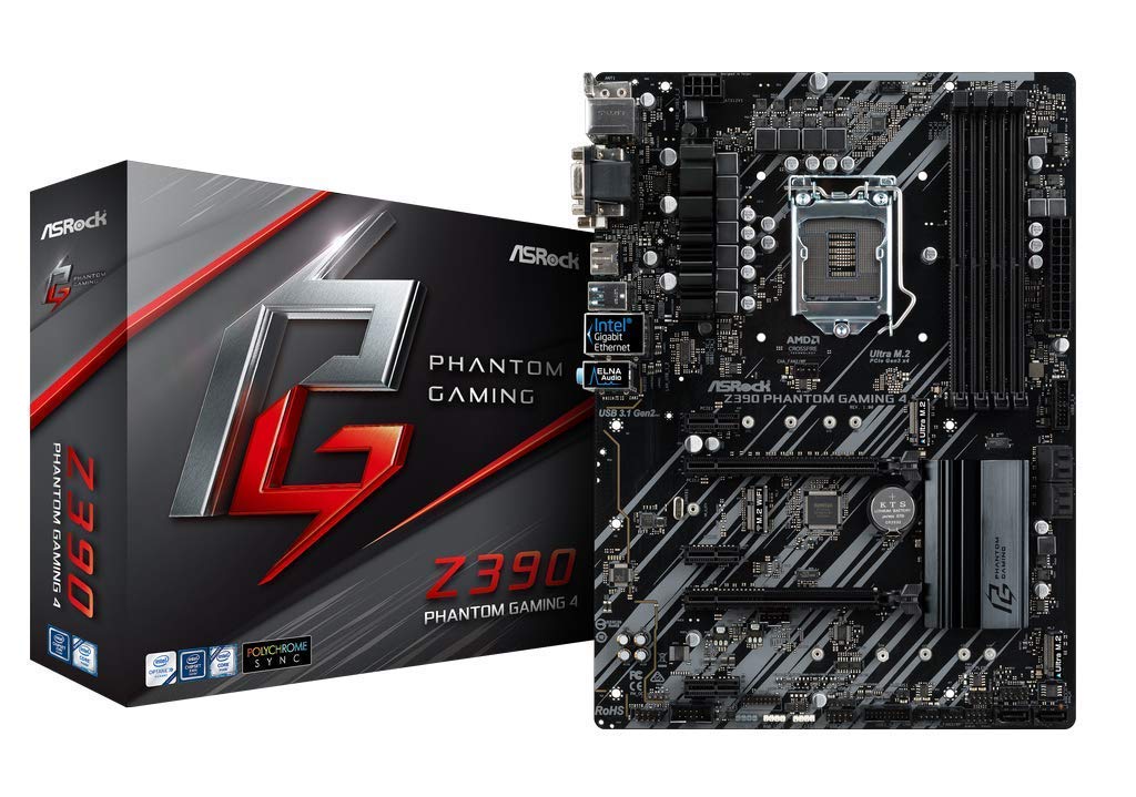 ASRock Z390 PHANTOM GAMING LGA1151/ Intel Z390/ DDR4/ Quad