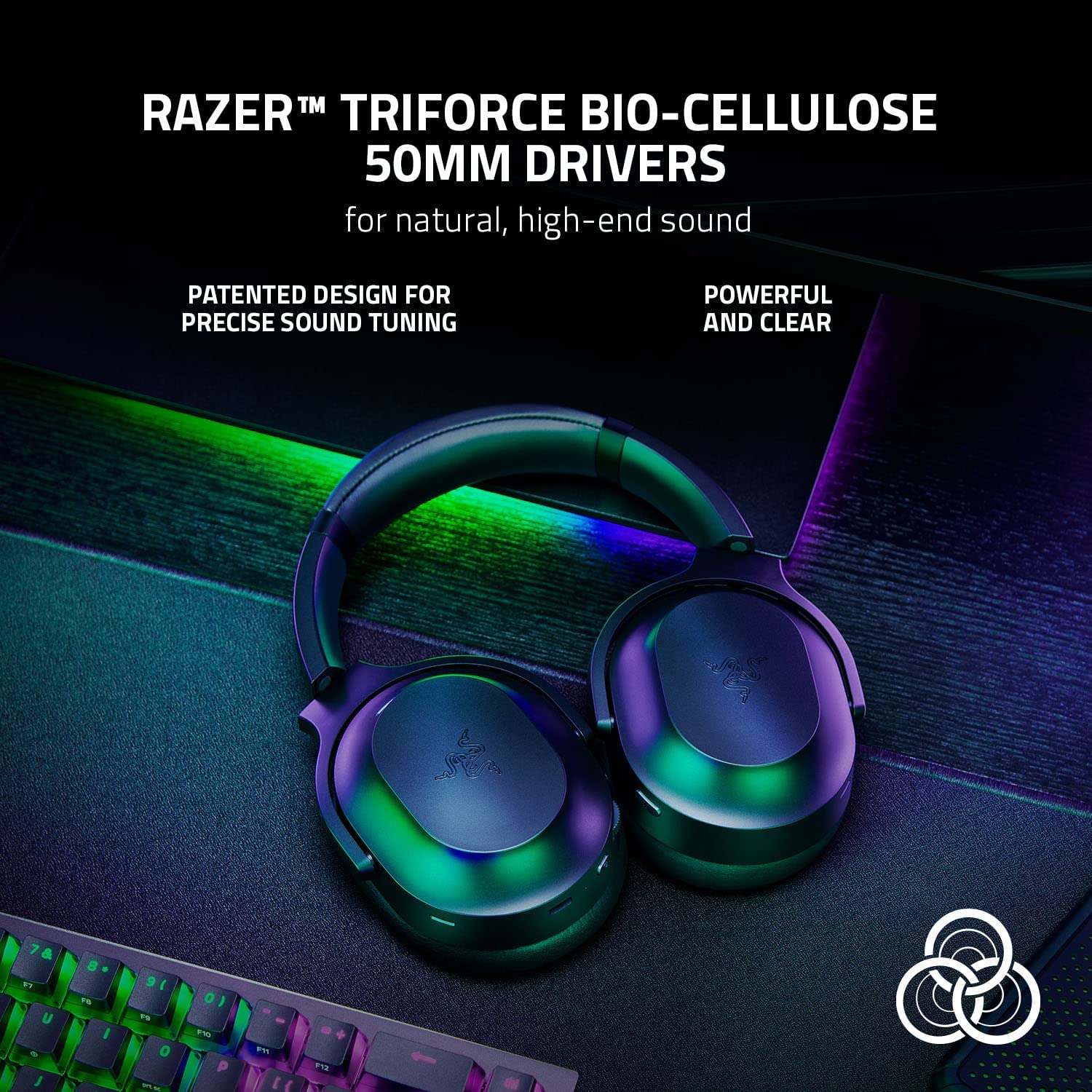 Razer Barracuda Pro Gaming Headset - Built-in Mic, 2.4GHz Wireless