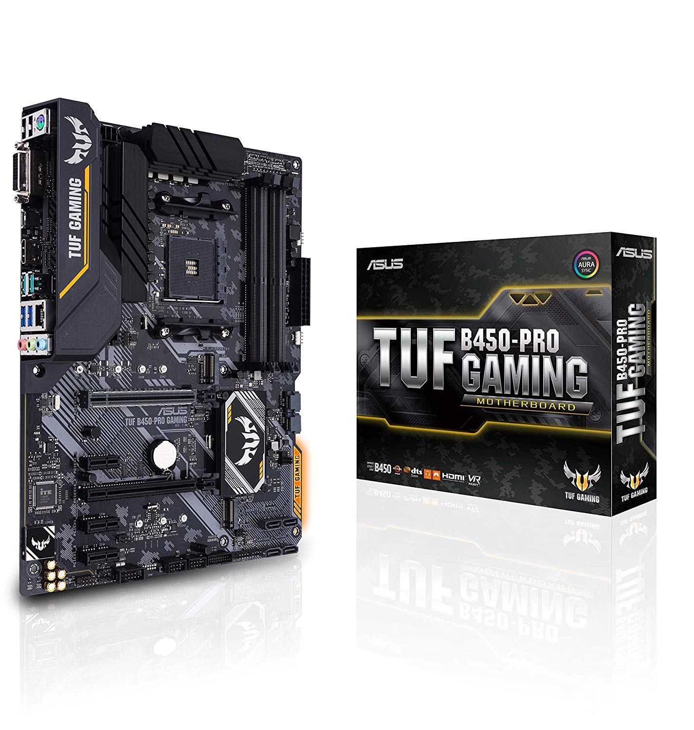Asus TUF B450-PRO Gaming AM4 AMD B450 ATX Motherboard
