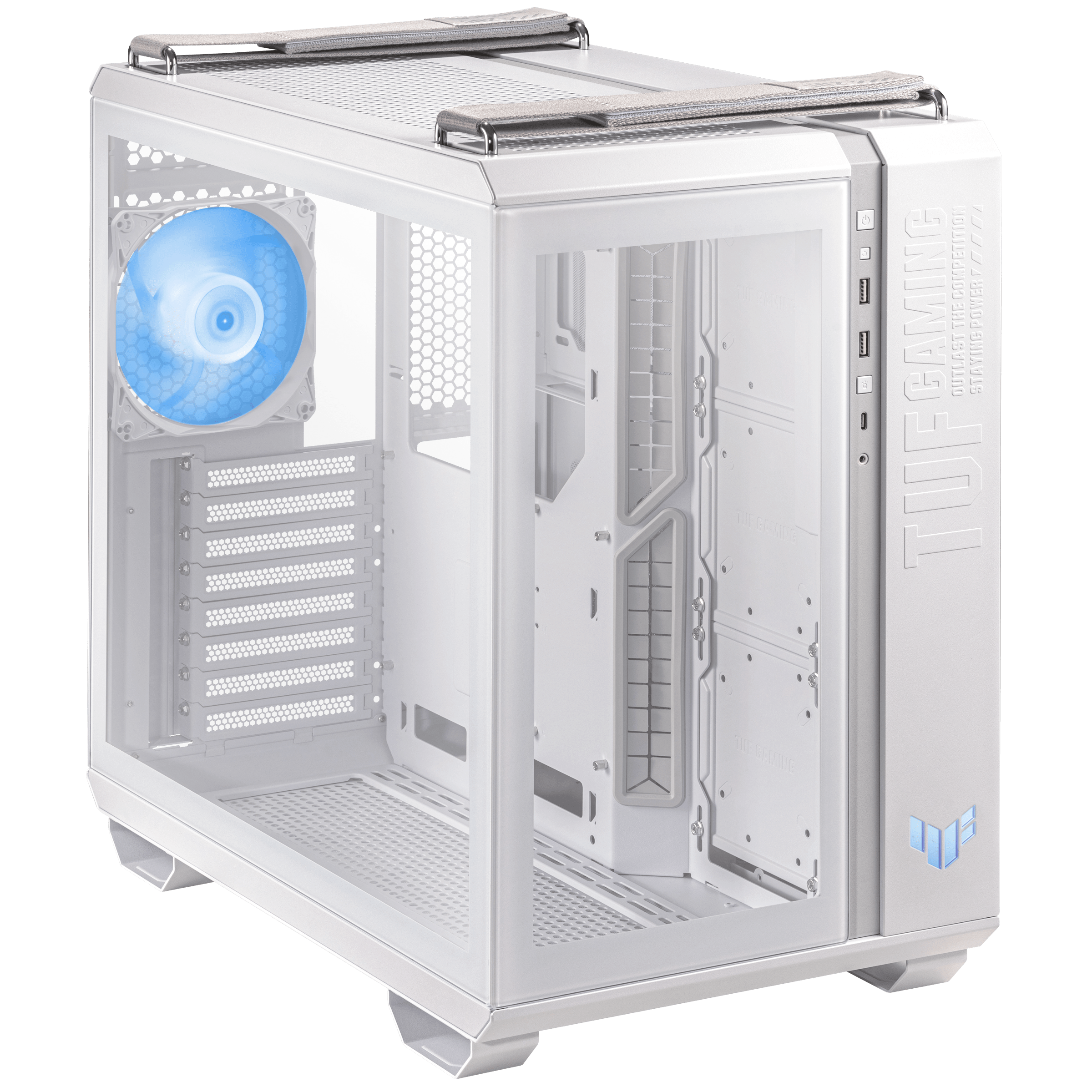 TUF GAMING GT502 ホワイト PCケース Amazon.com: ASUS TUF Gaming GT502 White ATX Mid-Tower