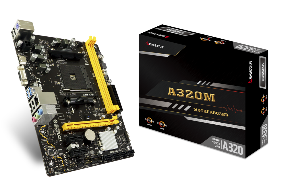 Gigabyte Ga A320m H A320 Motherboard Compatible Gpu Gigabyte A320m