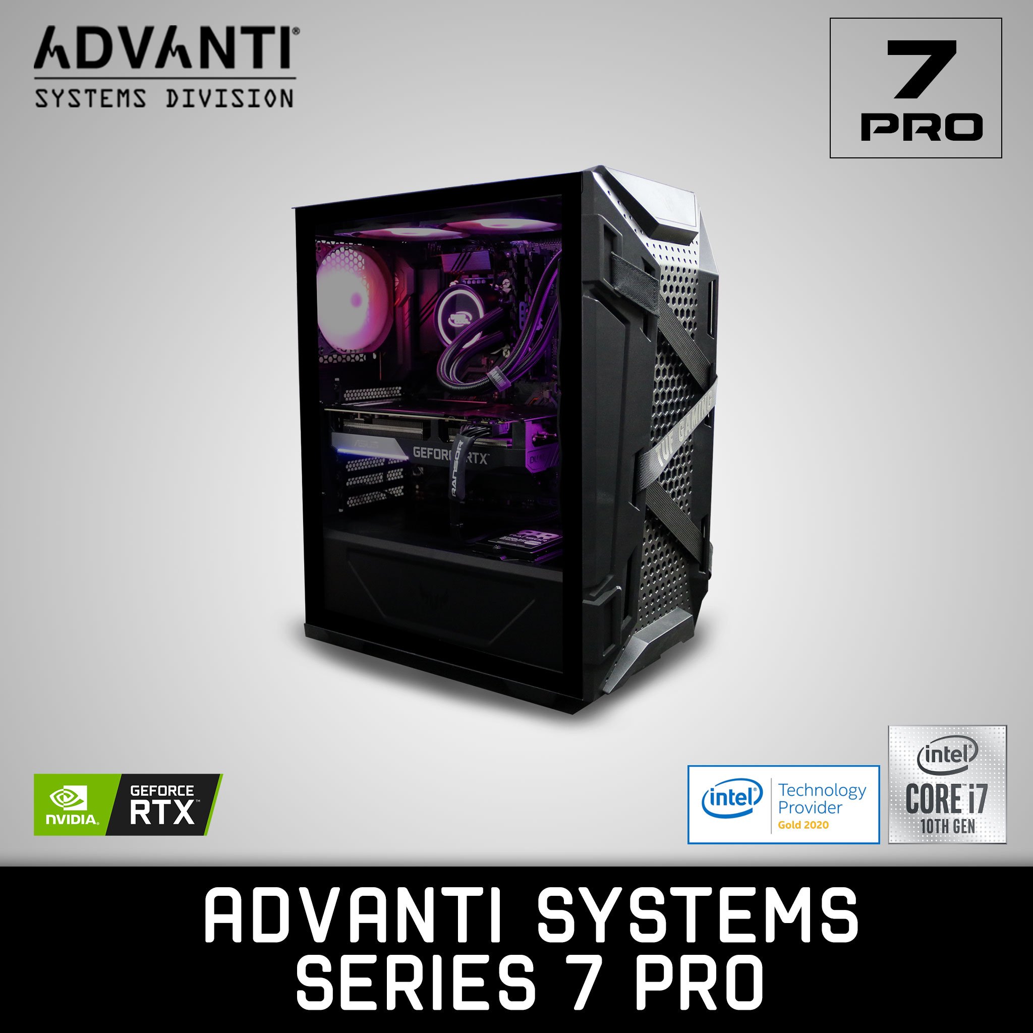ADVANTI Systems Series Pro: Intel I7-10700, NVIDIA GeForce RTX