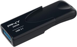 PNY Attache 4 USB flash drive 256 GB USB Type-A 3.1 Gen 1 (3.1 Gen 1) Black.