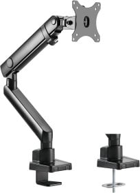 SilverStone Technology ARM13 Single Monitor Arm with Mechanical Spring Design and Wide adjustability - SST-ARM13