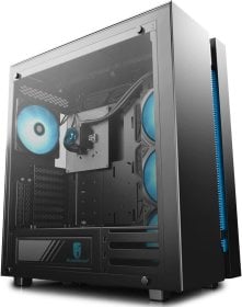 DeepCool New Ark 90MC Full Tower EATX ARGB PC Case - Black - Deepcool NEW ARK 90MC