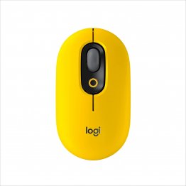 Logitech POP Mouse with Emoji - Blast Yellow 2.4GHZ/BT - N/A - EME