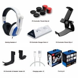 Ipega 12 IN 1 kit for PS5 Headset and accessories - PG-P5027 - 6 Month Warranty