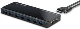 TP-Link Powered USB Hub with 7 Data Smart Charging USB 3.0 Ports - UH720