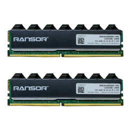 RANSOR Supersonic 64GB (2x32GB) 3600MHz DDR4 RAM Kit - RNSR-RAM-RMRC4U360GKKP-32GX2