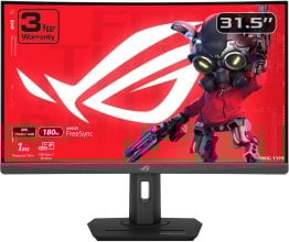 Asus ROG Strix XG32WCS 32" QHD Fast VA 180Hz Curved Gaming Monitor - Black - 90LM0AC0-B01970