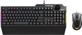 Asus TUF Gaming K1 RGB Keyboard With Five-zone RGB and M3 Mouse Combo US Layout – 90MP02A0-BCUA00