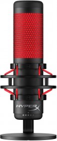 HyperX Quad Cast Standalone USB Microphone.