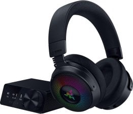 Razer Kraken V4 Pro Wireless Gaming Headset and OLED Control Hub - Black - RZ04-05160100-R3U1