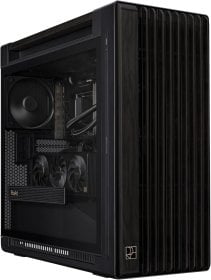 ASUS ProArt PA602 Wood Edition Tempered Glass Panel Full Tower EATX PC Case - Black - 90DC00J0-B09010