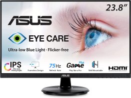 Asus VA24DQ 23.8'' FHD IPS Eye Care Monitor - 90LM054P-B01370