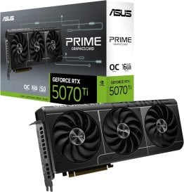 Asus Prime GeForce RTX™ 5070TI OC Edition 16GB GDDR7 Graphics Card - Black - 90YV0MF0-M0NA00