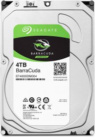 Seagate BarraCuda ST4000DM004 4TB 5400 RPM 256MB Cache SATA 6.0Gb/s 3.5" Hard Drive Disk