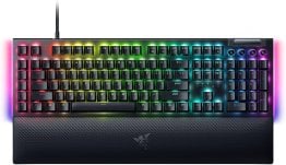 Razer BlackWidow V4 RGB Mechanical Gaming Keyboard - US Layout - Green Switch - RZ03-04690100-R3M1