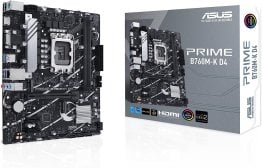 Asus PRIME B760M-K D4 LGA 1700 Micro-ATX Motherboard - 90MB1DS0-M0EAY0