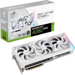Asus ROG Strix GeForce RTX 4080 SUPER OC Edition 16GB GDDR6X Graphics Card - White - 90YV0KB2-M0NA00