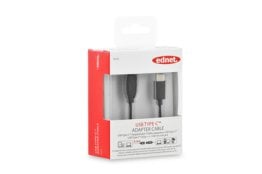 Ednet USB Adapter Cable - Type C - Micro B, M/F - 84325