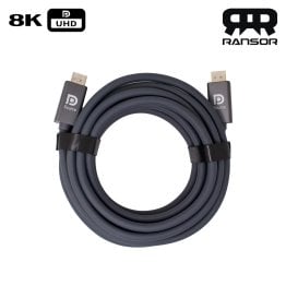 RANSOR® Ultra High Speed 8K DisplayPort v1.4 5m/16.5ft Cable - RNSR-CBL-DP14501