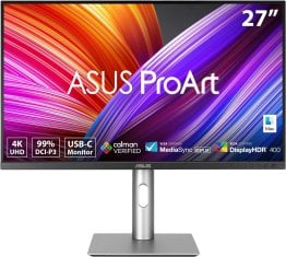 Asus ProArt Display PA279CRV 27" 4K UHD 60Hz IPS Professional Monitor - Black - 90LM08E0-B01K70