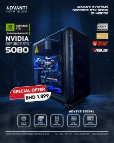 ADVANTI System NVIDIA GeForce RTX5080 With i9-14900K: INTEL I9-14900K, NVIDIA GeForce RTX5080 16GB,64GB DDR5 RAM,2TB NVME SSD,1200W PSU-ONE YEAR WARRANTY - ADVSYS 320341