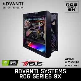 ADVANTI Systems ROG Series 9X: AMD 5950X, NVIDIA GeForce RTX 3080 TI OC 12GB, 32 GB DDR4 RAM, 2TB M.2 SSD, 2TB SDD, 1200W Power Supply - 1 Year Warranty