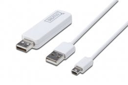 Digitus USB 2.0 datatransfer cable- DA-70011-1 -Clearance Item: No Warranty, Refund or Exchange.