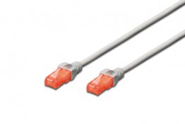 Digitus Professional CAT6 U-UTP Patch Cable, Cu, LSZH AWG 26/7, Length 5m, color grey - DK-1617-050