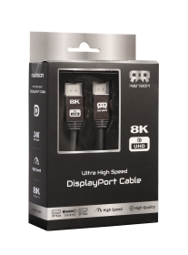 RANSOR Ultra High Speed 8K DisplayPort v1.4 2m/6.5ft Cable