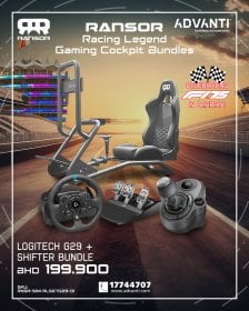 RANSOR® Racing Legend Gaming Cockpit Bundle with Logitech G29 & Shifter - RNSR-SIM-RLSETG29-01
