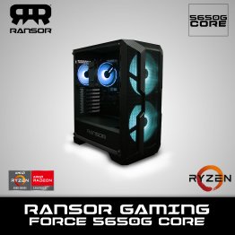 RANSOR Gaming Force 5650G Core: AMD Ryzen 5650G, 16GB RAM, 500 GB SSD, 500W PSU - 1 Year Warranty