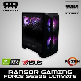 RANSOR Gaming Force 5650G Ultimate: AMD Ryzen 5650G, NVIDIA GeForce RTX 2060, 16GB RAM, 500 GB NVME SSD, 850W Modular Gold - 1 Year Warranty