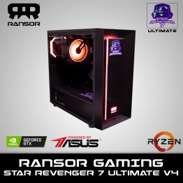 RANSOR Gaming Star Revenger 7 Ultimate V4: AMD Ryzen 7 4750G, 16GB RAM, NVIDIA GeForce GTX 1660 SUPER 6GB, 500GB SSD, 2TB HDD, 700W PSU - 1 Year Warranty