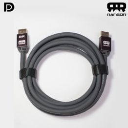 RANSOR Ultra High Speed 8K DisplayPort v1.4 2m/6.5ft Cable - RNSR-CBL-DP14200