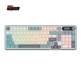 RK ROYAL KLUDGE S98 Mechanical Keyboard - Light Cloud/Chartreuse Switch - RK-S98 LGHT CLD/CHARTS
