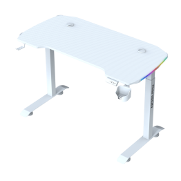 RANSOR Space V2 Pro RGB Height Adjustable Desk - White - RNSR-GD-SPLV2PRO-WHT
