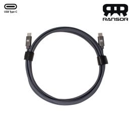 RANSOR® Premium USB 2.0 480M 100W Type C-C Cable 2m/6.5ft - RNSR-CBL-CC2200