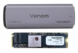 RANSOR Venom 1TB External USB 3.1 Type-C SSD