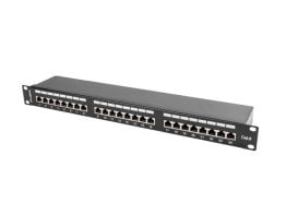 1U 24 Ports CAT6 UTP Patch Panel - 1U 24 Ports CAT6