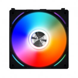 Lian Li UNI FAN AL120 Digital Addressable RGB 120 Fan, Single Pack - Black - G99.12AL1B.00