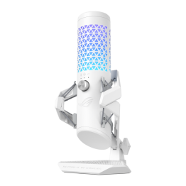 ASUS ROG C501 Carnyx USB RGB Gaming Condenser Microphone - White - 90YH03Z0-BAUA10
