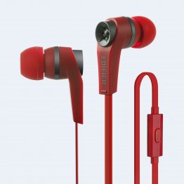 Edifier P275 Headset Headphones with Mic and Inline Control - Red