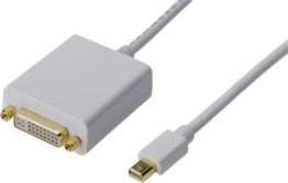 DIGITUS Mini DisplayPort to DVI socket 29-pin Adapter cable, 0.15m - AK-340406-001-W
