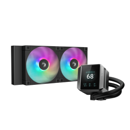 DeepCool Mystique 240mm ARGB Liquid Cooler - Black - R-LX550-BKADSNC-G-1